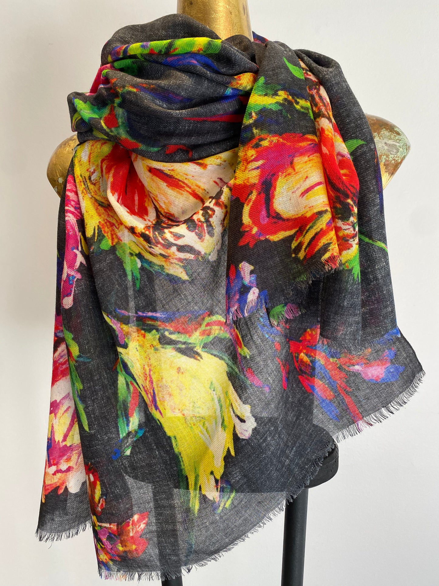 Light Wool Scarf.    March Sale 25% Off ....At Checkout Use Code March25