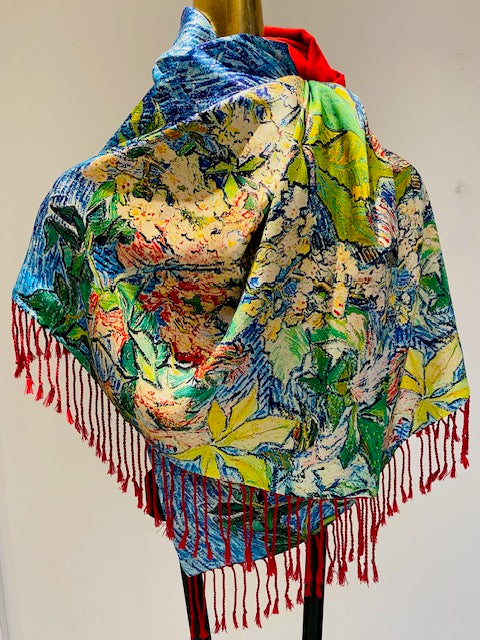 Silk Cashmere Scarf -  Winter Sale 50% Off - At checkout use code Winter50%