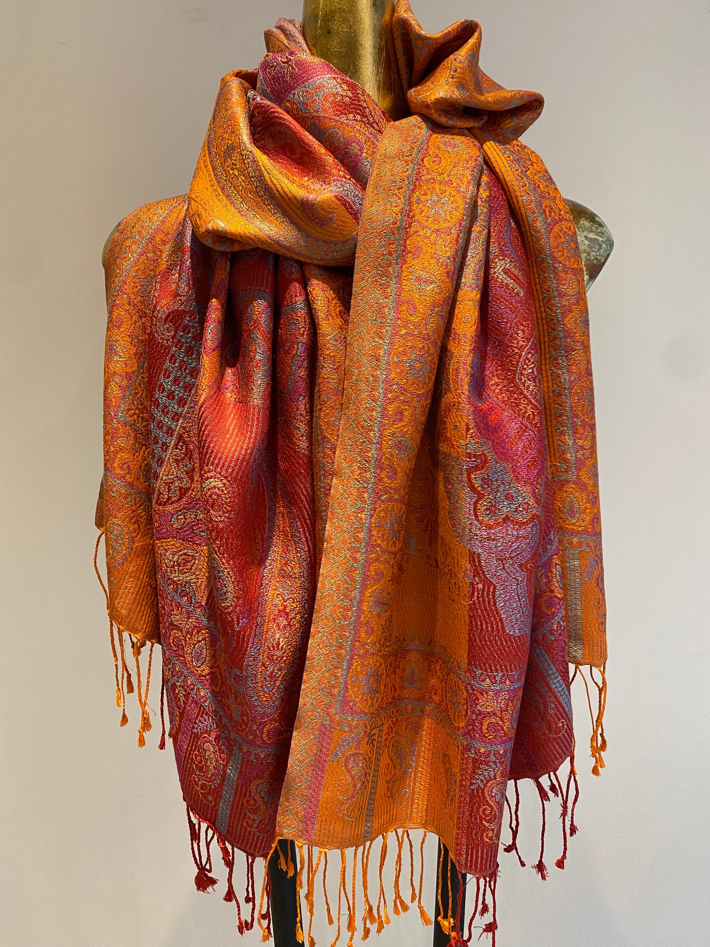 Paisley Silk Scarf