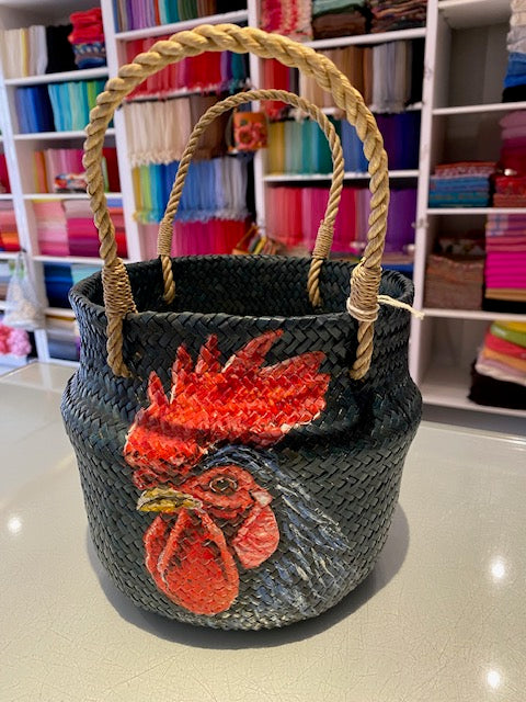 Colourful Rooster Baskets