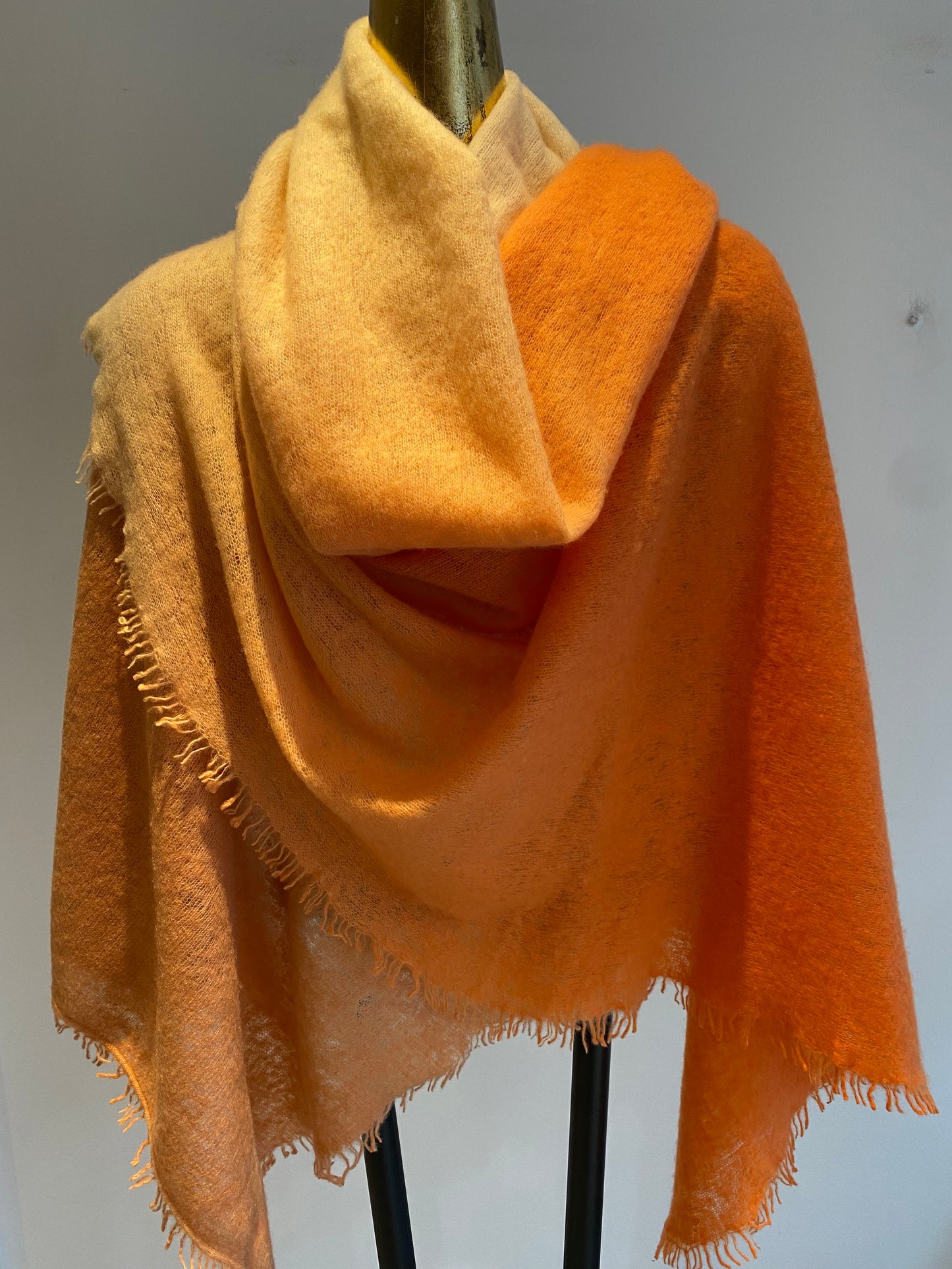 Cashmere Two Tone Shawl.         March Sale 25% Off ....At Checkout Use Code March25