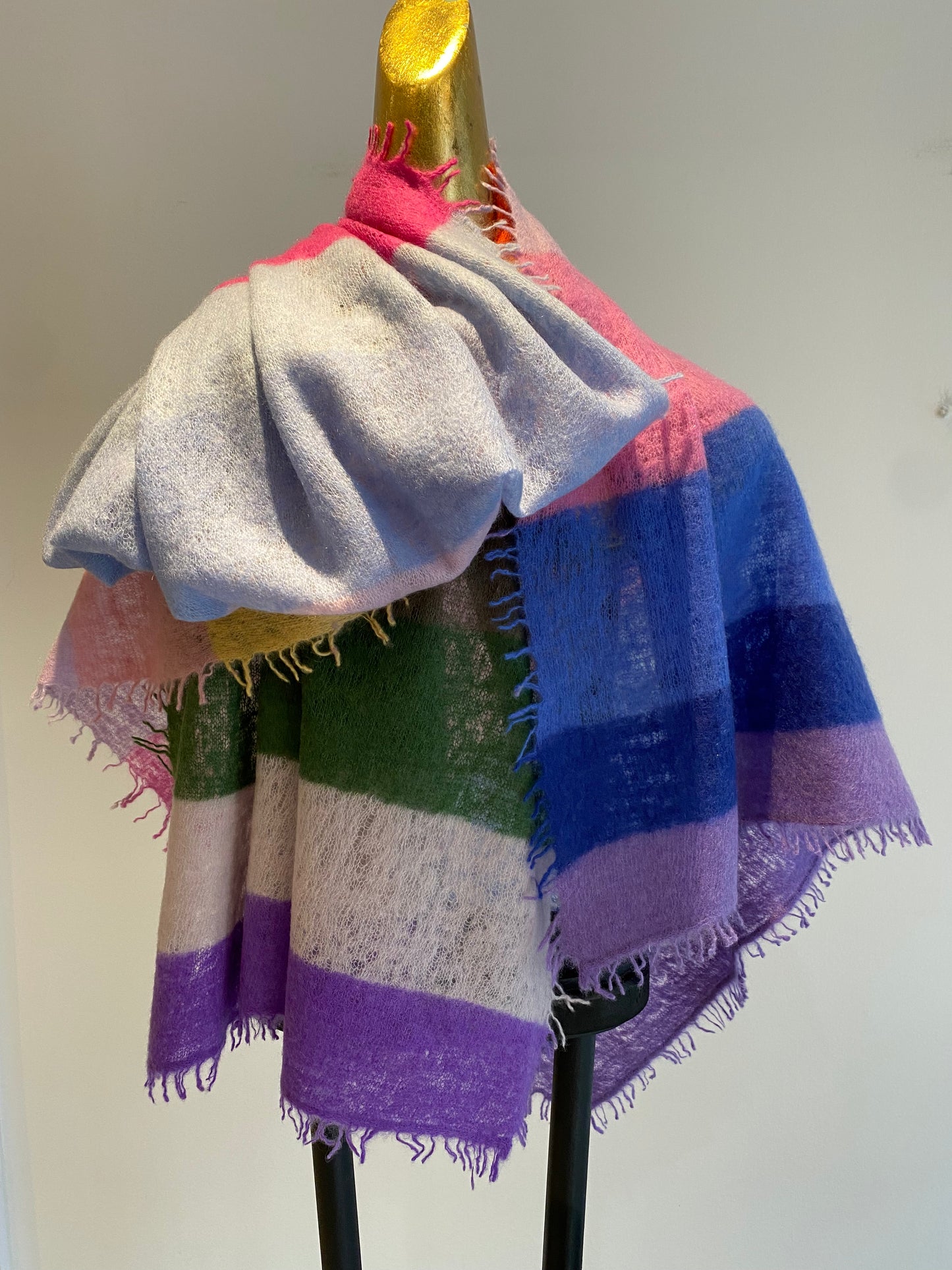 Multi Color Cashmere Shawl.        March Sale 25% Off ....At Checkout Use Code March25