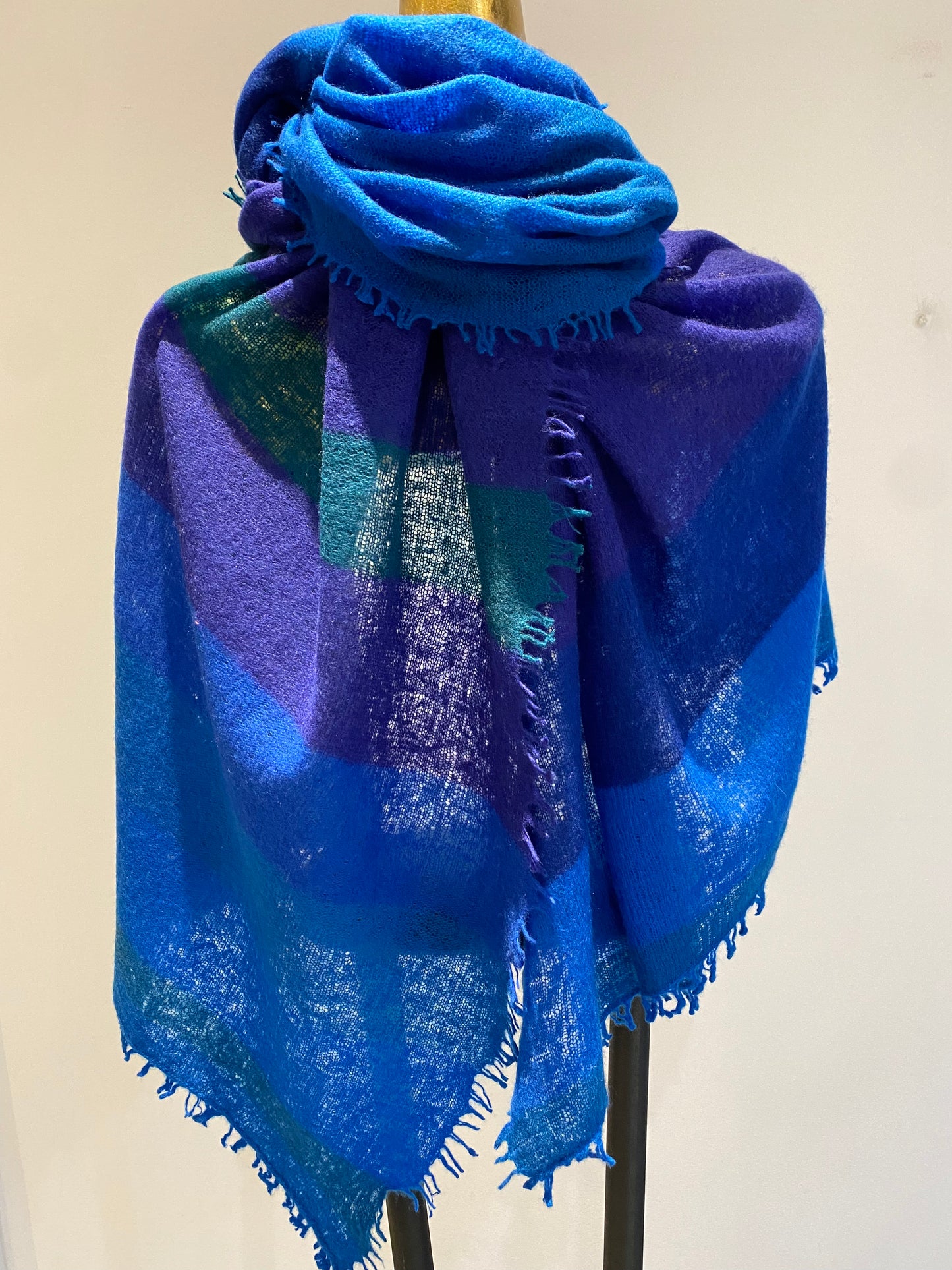 Multi Color Cashmere Shawl.        March Sale 25% Off ....At Checkout Use Code March25