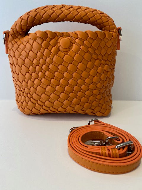 Small Woven Handbag Cayenne