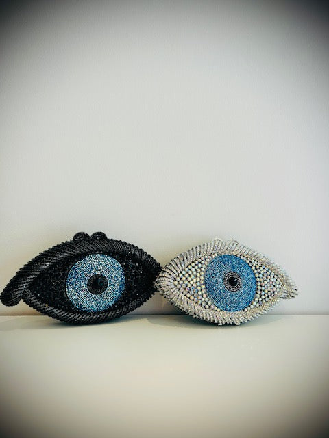 Jewelled Evil Eye Clutch