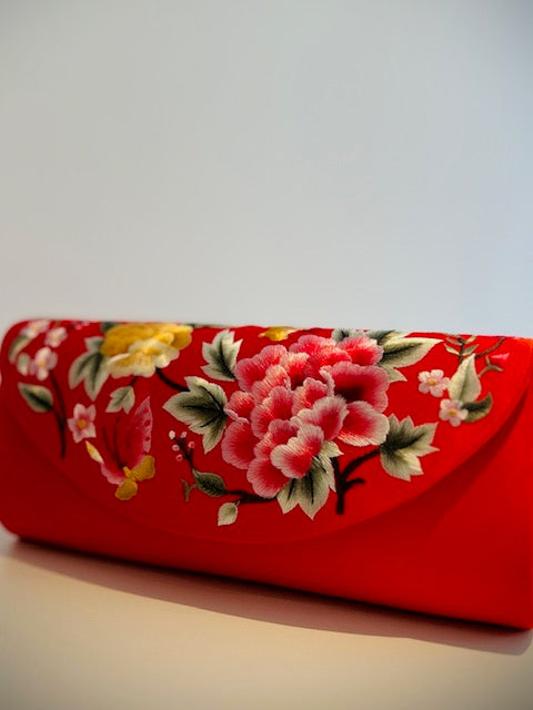 Embroidered Clutch