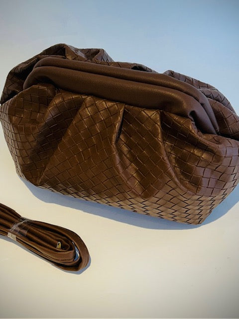 Large Woven Clutch