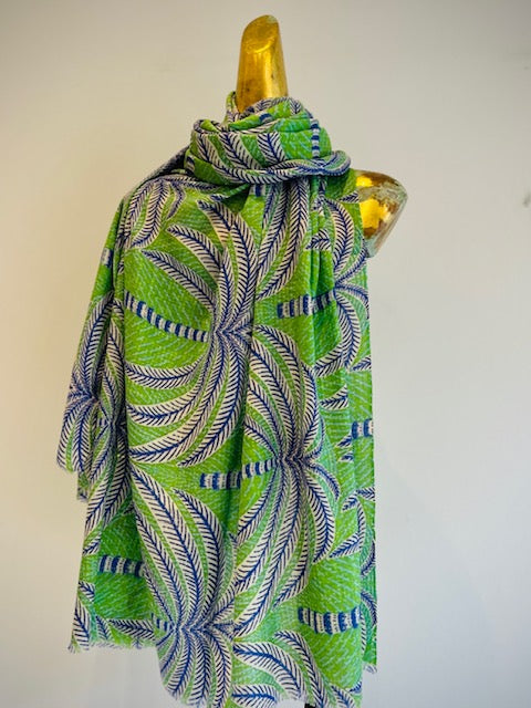 Luxury Light Cashmere Printed Shawl.       March Sale 25% Off ....At Checkout Use Code March25