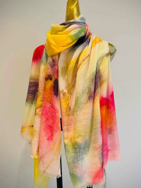 Luxury Light Cashmere Printed Shawl.       March Sale 25% Off ....At Checkout Use Code March25