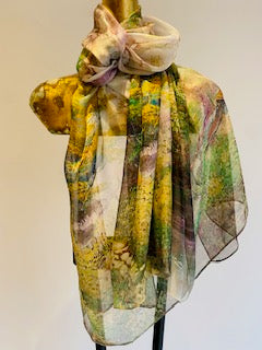 Silk Chiffon Scarf