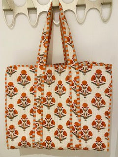 Hand Blocked Cotton Carry Bag