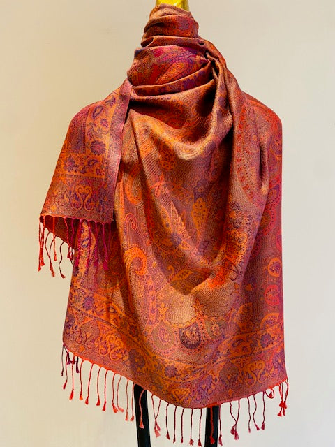 Paisley Silk Scarf