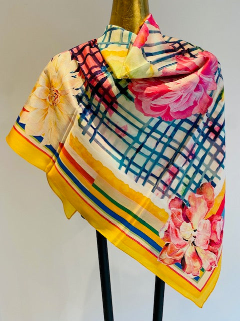 Square Silk Scarves-  Winter Sale 50% Off - At checkout use code Winter50%