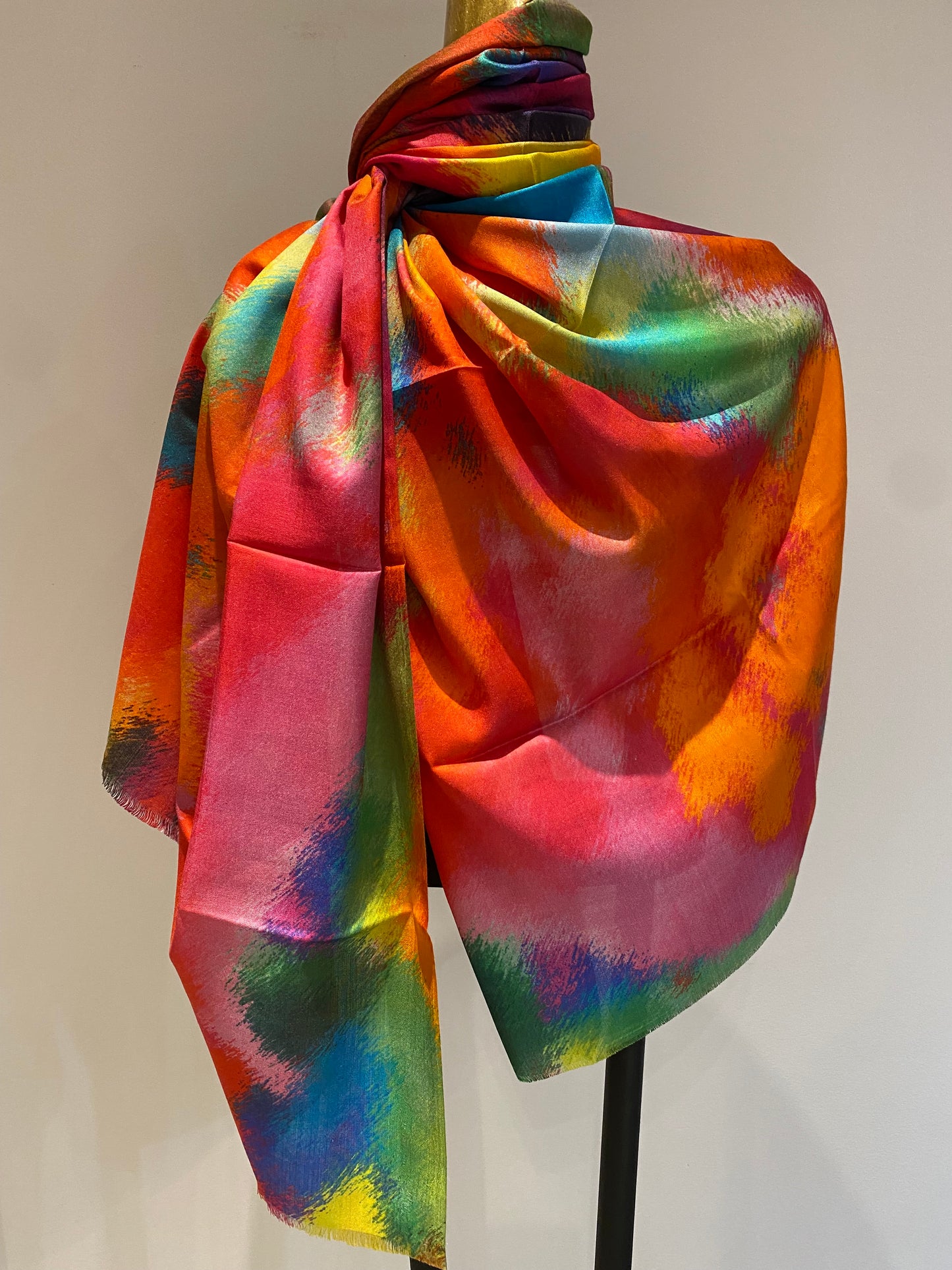 Silk Printed Scarves -  Winter Sale 50% Off - At checkout use code Winter50%