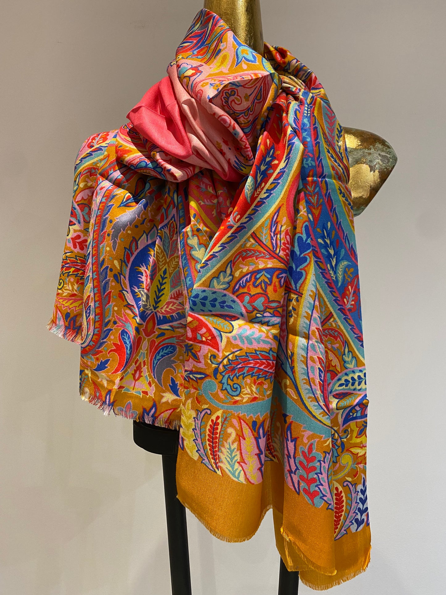 Silk Printed Scarves -  Winter Sale 50% Off - At checkout use code Winter50%