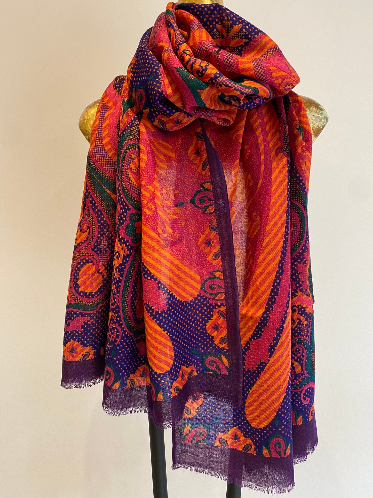 Light Wool Scarf.    March Sale 25% Off ....At Checkout Use Code March25