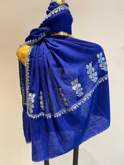 Kashmiri Shawl With Embroidery.     March Sale 25% Off ....At Checkout Use Code March25