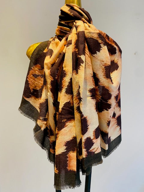 Luxury Light Cashmere Printed Shawl.       March Sale 25% Off ....At Checkout Use Code March25