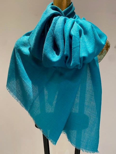 Luxury Light Cashmere Two Tone Shawl.      March Sale 25% Off ....At Checkout Use Code March25