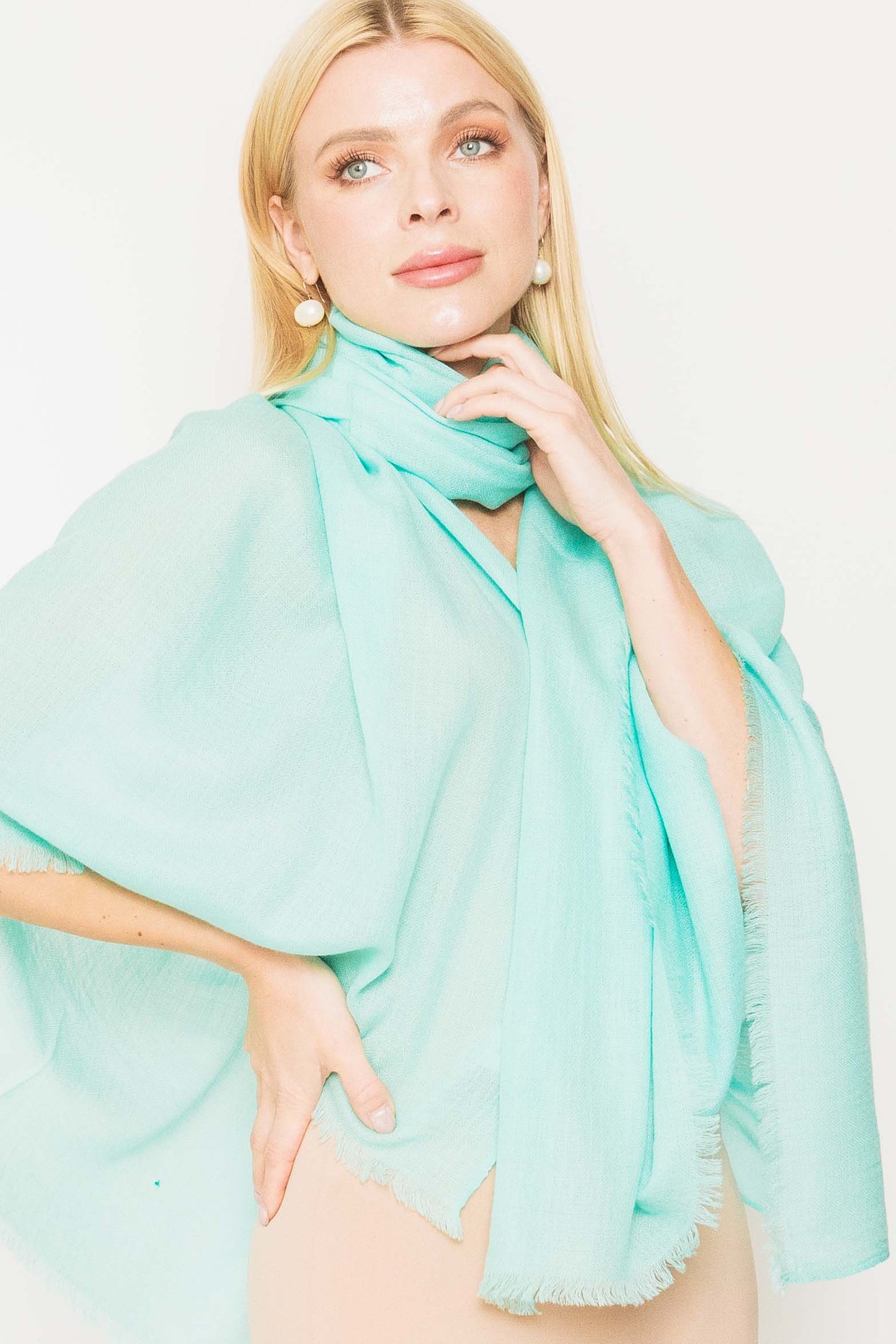 Luxury Light Cashmere Shawl.       March Sale 25% Off ....At Checkout Use Code March25