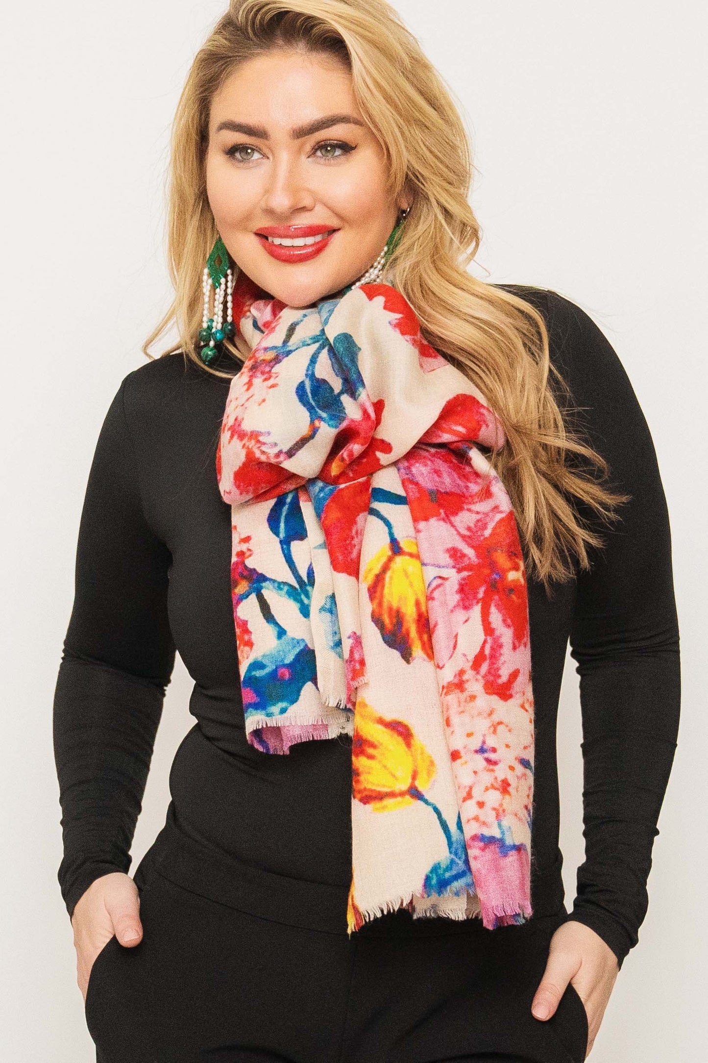 Cashmere Shawl Printed - Winter Sale 50% Off - At checkout use code Winter50%