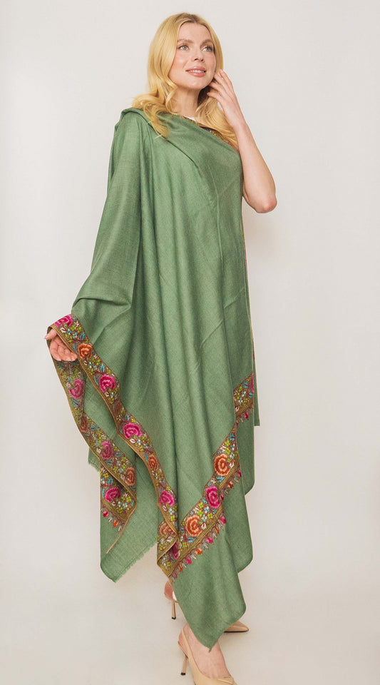 Kashmiri Embroidered Shawl Collection