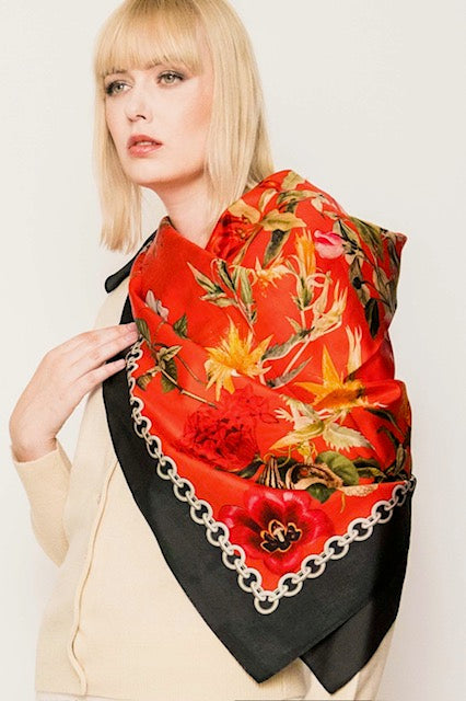 Square Silk Scarves