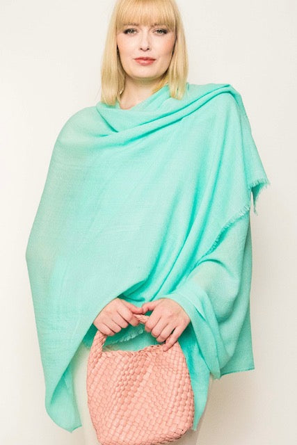 Luxury Light Cashmere Shawl.       March Sale 25% Off ....At Checkout Use Code March25