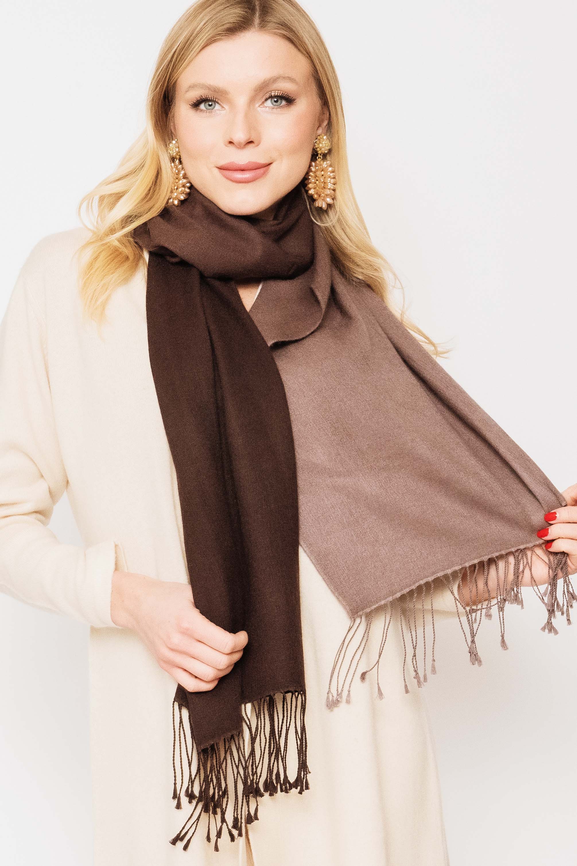 Two Tone Pashmina Scarf